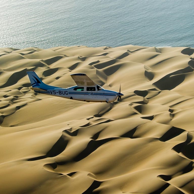 Flying safaris in Namibia
