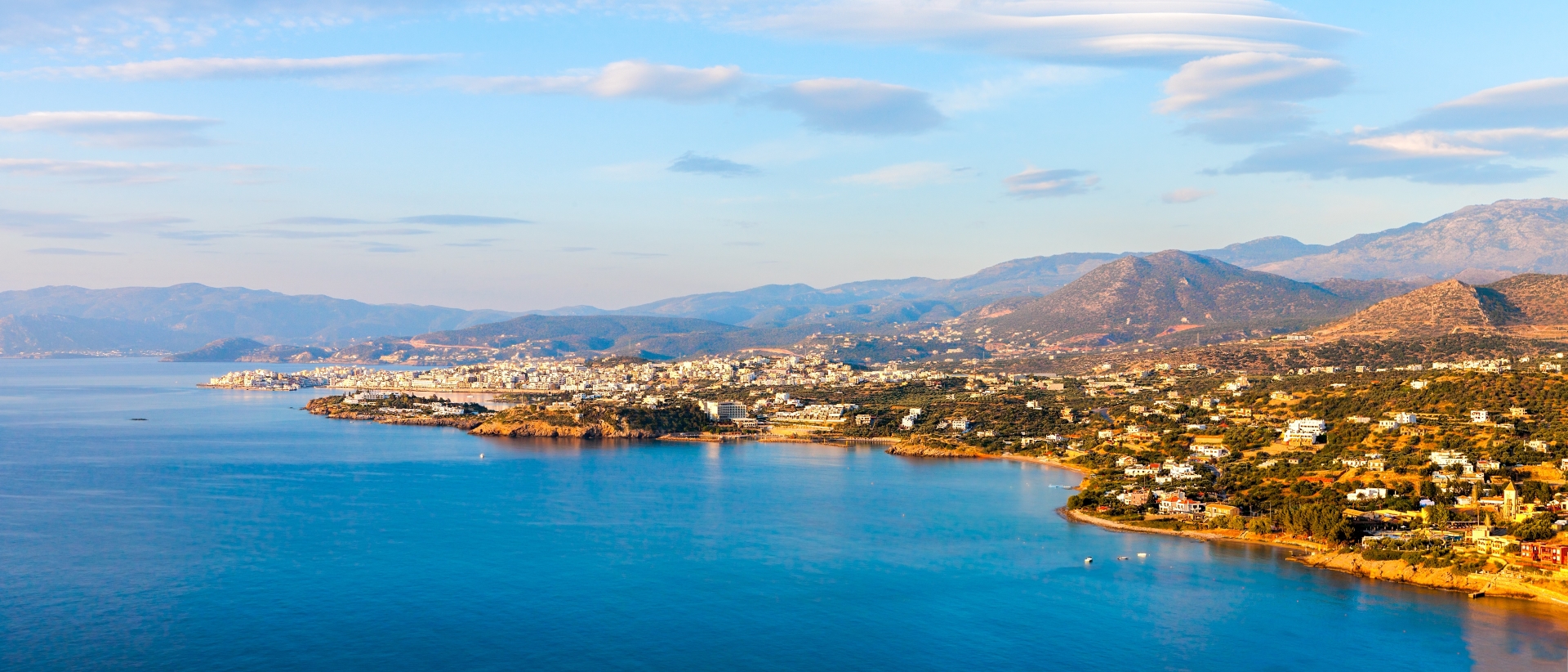 The view of Crete Greece