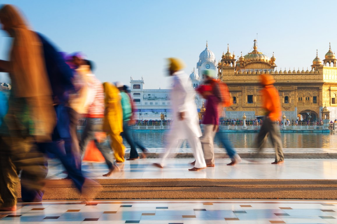 Golden temple in Amritsar
