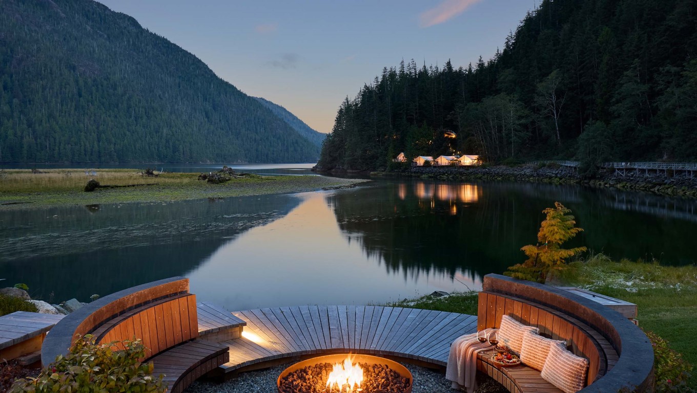 Glamping on Vancouver Island, Canada
