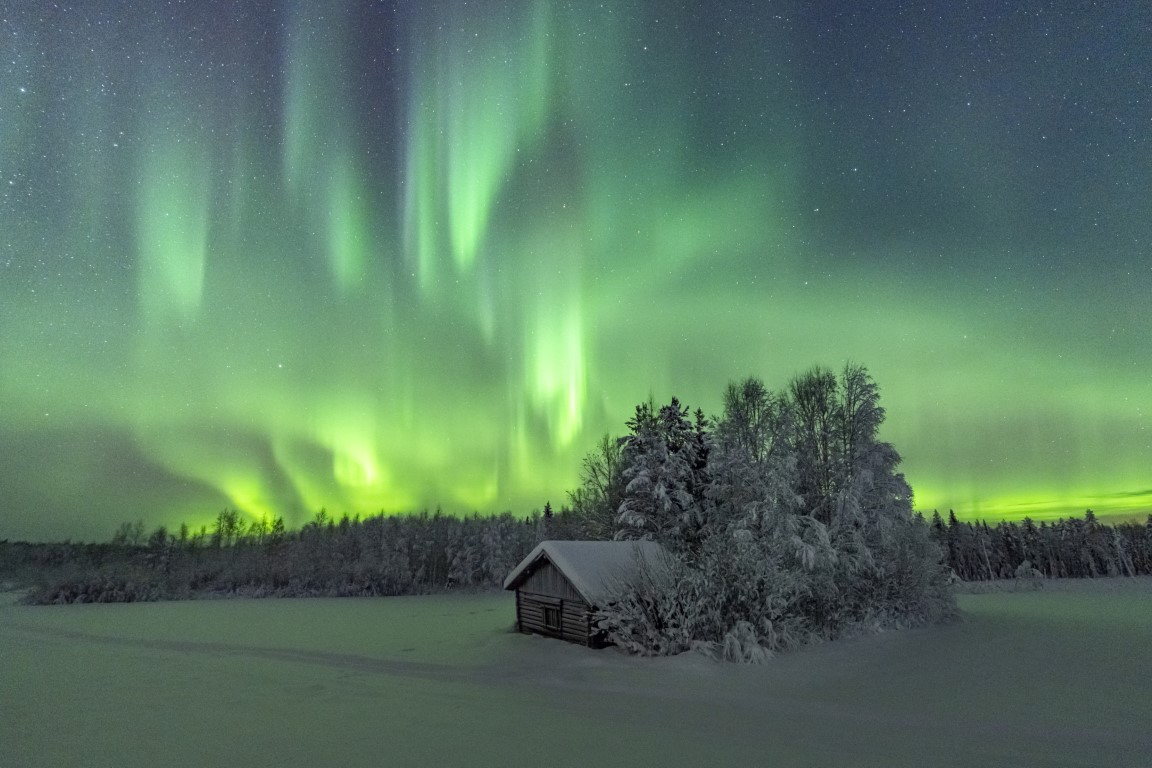 Northern Light in Tornio, Lulea, Lapland, Sweden