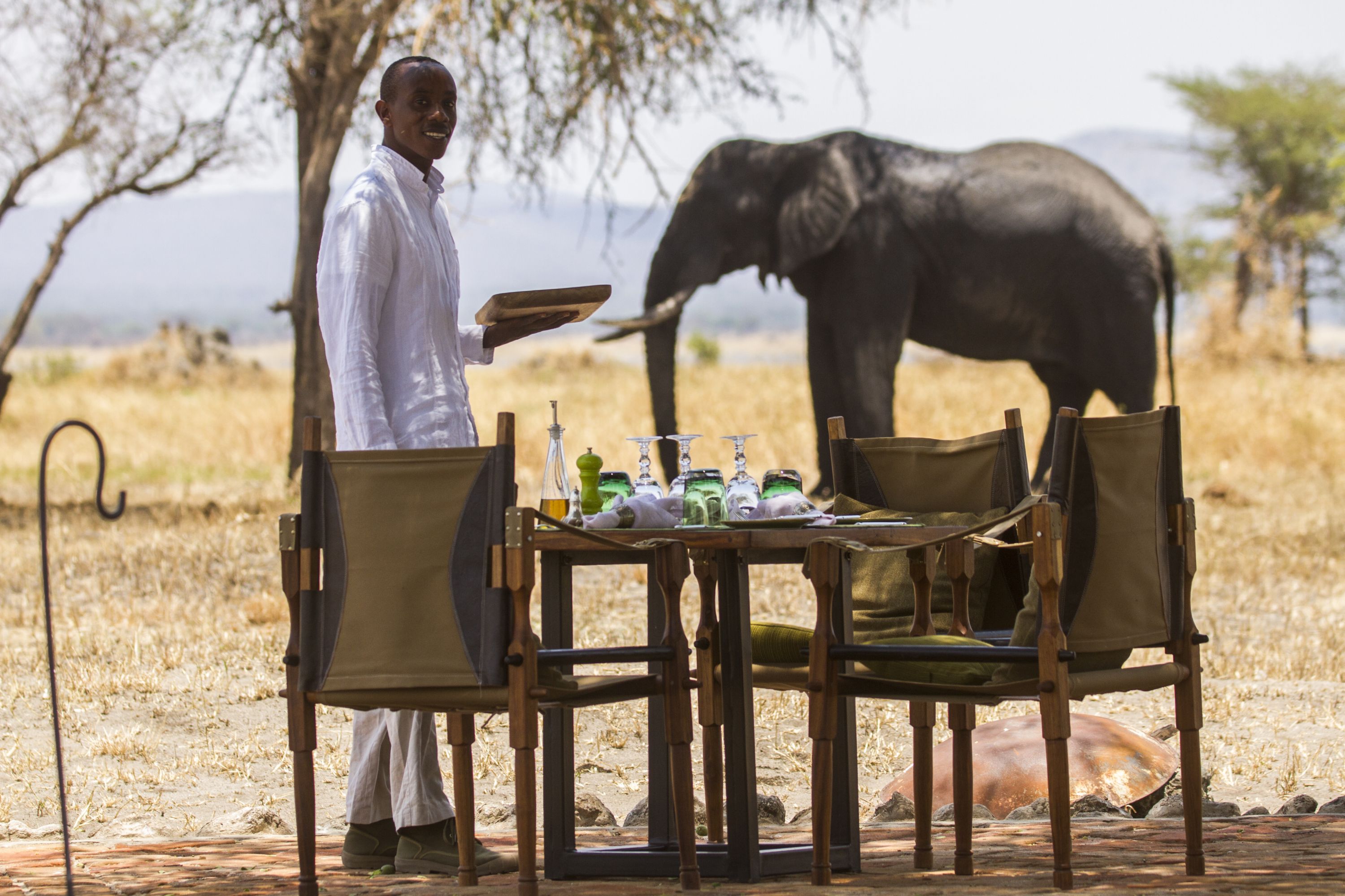 Service with a smile on safari