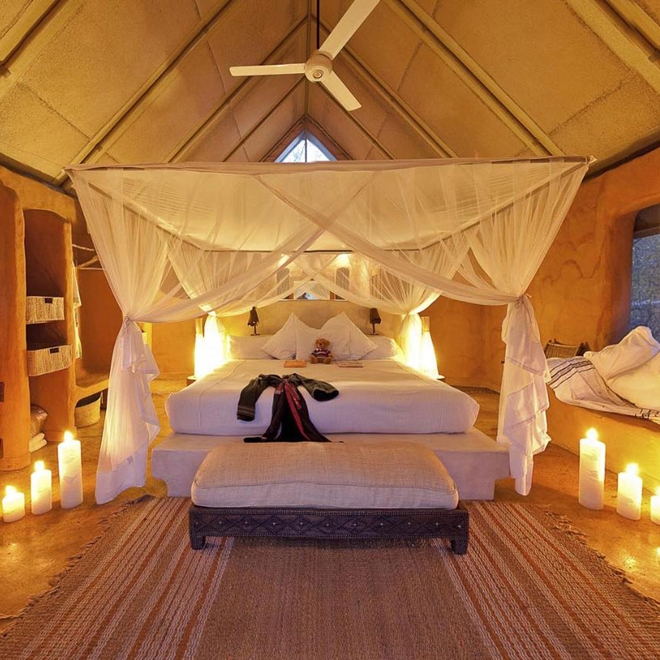 Bedroom, Garonga Safari Camp, Greater Makalali game reserve, South Africa