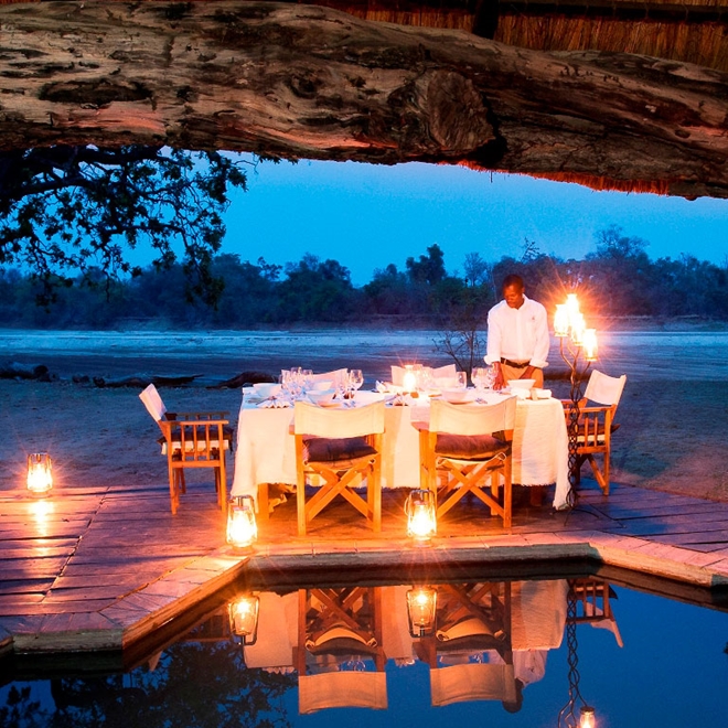 Dinner at Mchenja Camp
