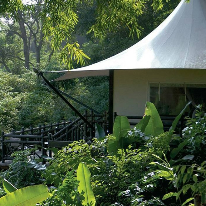 Bathroom, Four Seasons Tented Camp, Golden Triangle, Thailand