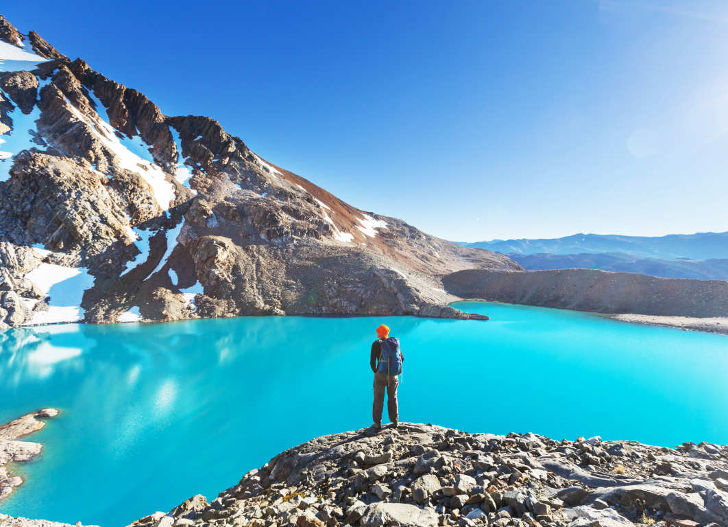 Hike in Chile in Patagonia