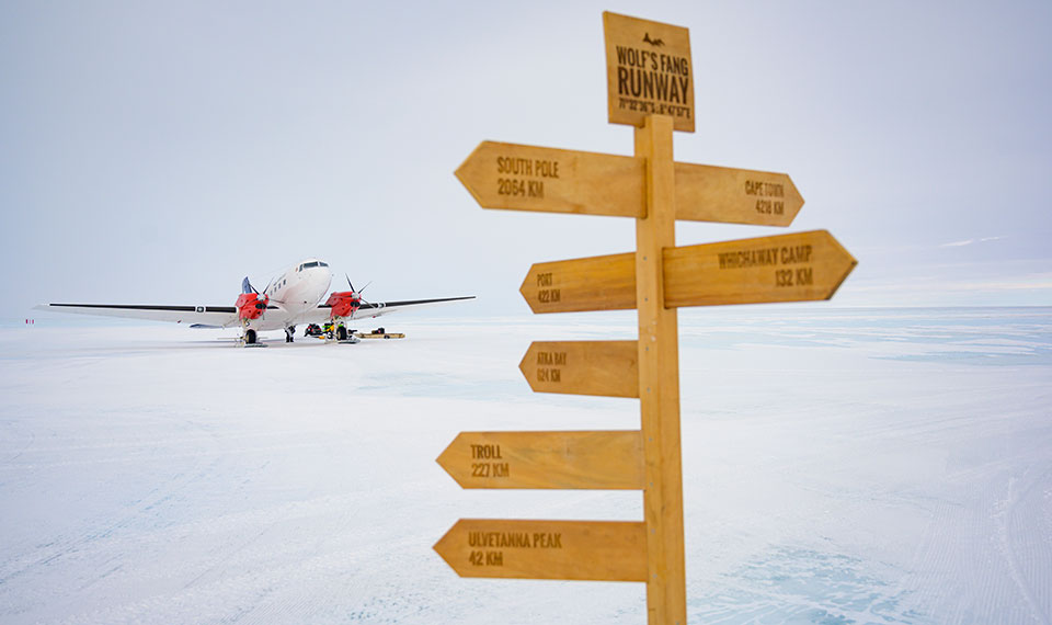 White Desert Runway