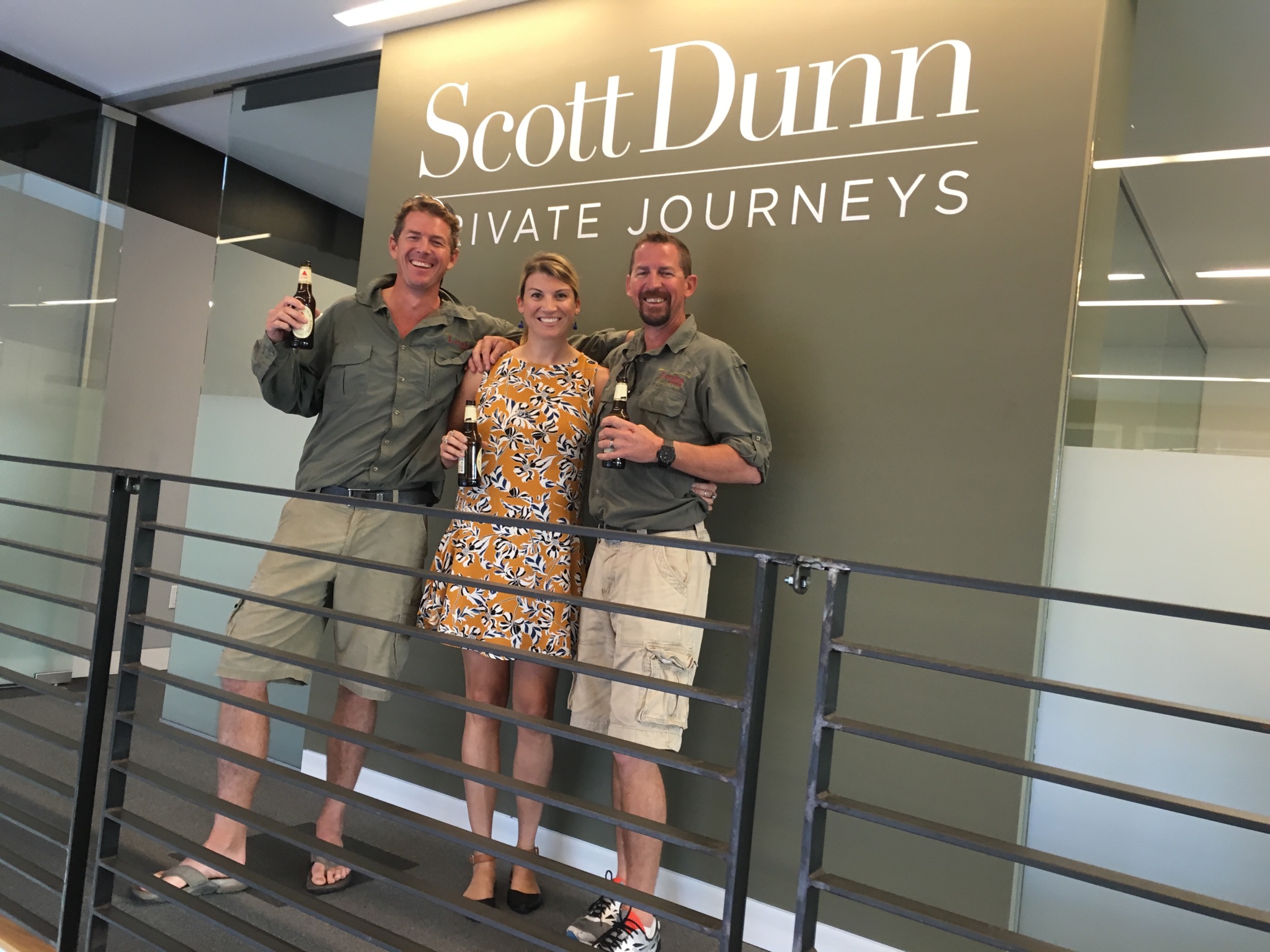 Grant and Brent with Travel Expert Lyndsey in our new California office