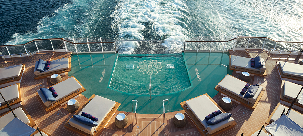 Pool deck aboard the EXPLORA I