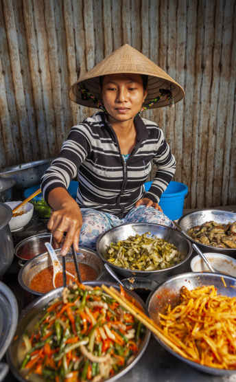Street food vendor in Vietnam