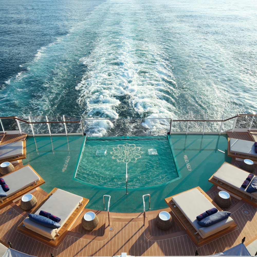 Pool on Explora Journey cruise