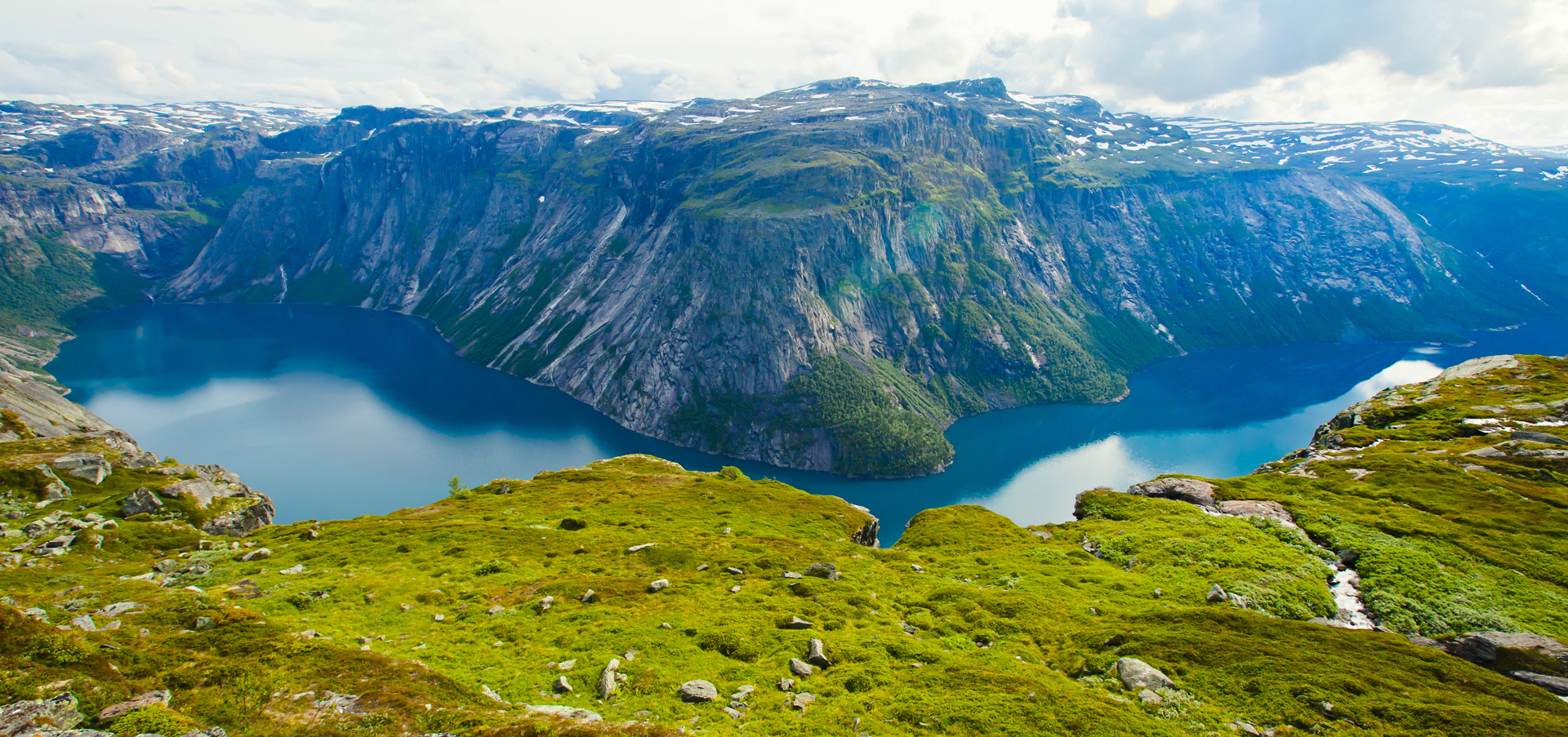 Land of soaring peaks, glacier blue Fjords and mystical tales of Viking lore