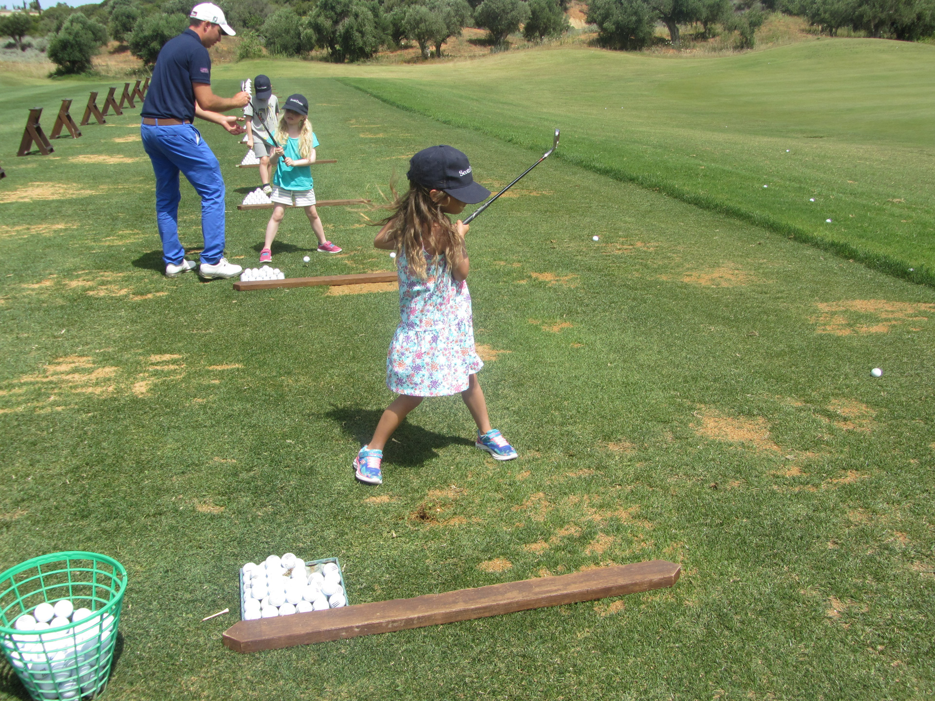 Explorers at the golf club