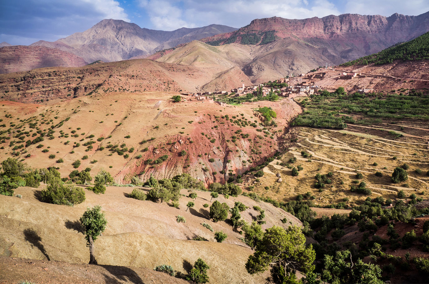 View over the Atlas Mountains