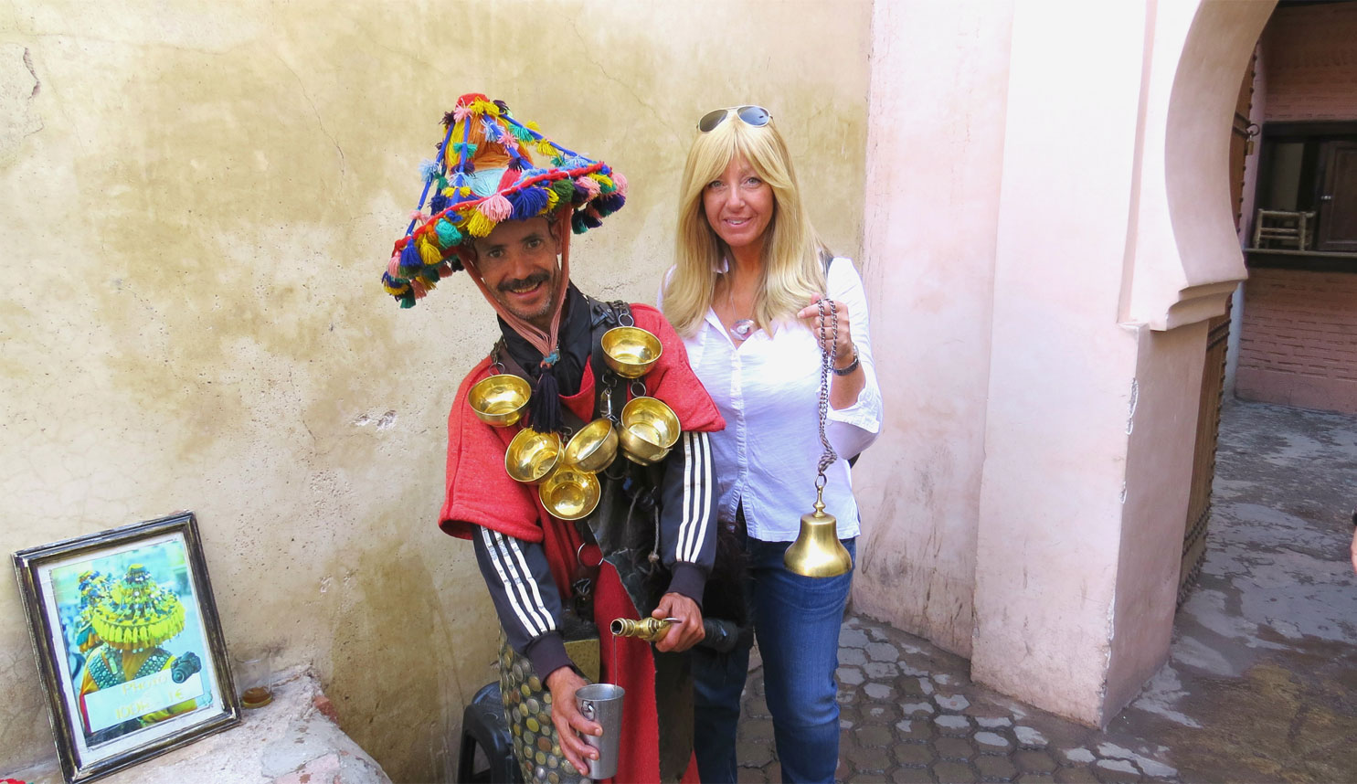 Tracy in Marrakech