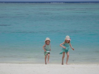 Shallow waters, perfect for youngsters